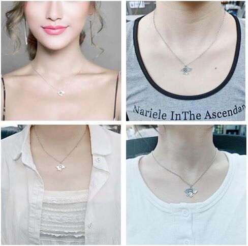 Gold and Silver Matching Necklaces for Women Best Friend Birthday Gifts for Sister Long Distance Friendship Gifts Necklaces in Kuwait