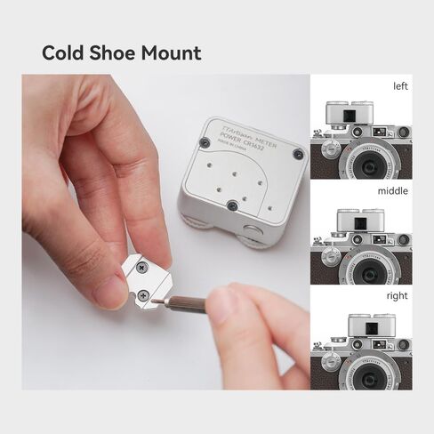 TTArtisan Light Meter II Second Generation Camera Lens Electronic Compatible with Cold Shoe Mount for Speed ISO Photography (Black) in Kuwait