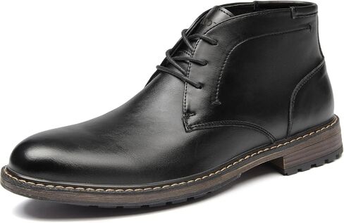 Men's Boots Lace-Up Casual Chukka Boots Oxford Dress Boots for Men. in Saudi Arabia