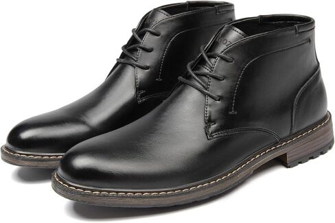 Men's Boots Lace-Up Casual Chukka Boots Oxford Dress Boots for Men. in Saudi Arabia