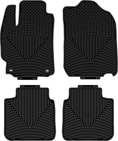 Fits 2013-2018 Toyota RAV4 Floor Mats Front & 2nd Row Seat Liner Set 3D Custom Fit All-Weather Full Set Liners, Black (All Models) in Saudi Arabia