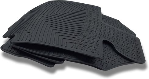 Fits 2013-2018 Toyota RAV4 Floor Mats Front & 2nd Row Seat Liner Set 3D Custom Fit All-Weather Full Set Liners, Black (All Models) in Saudi Arabia