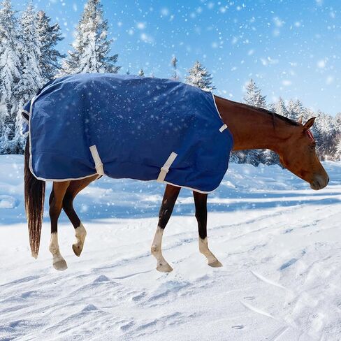 XUANNIAO Winter 1800D Premium Turnout Horse Blanket,Medium Weight Waterproof Blanket in Kuwait