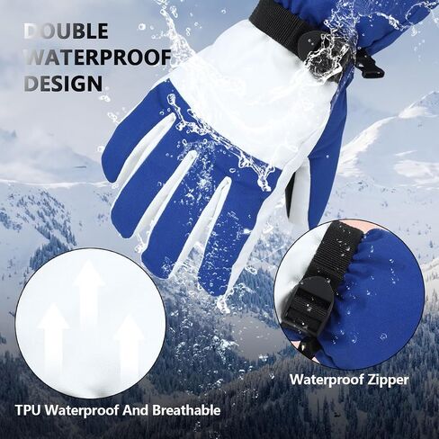 Men's and Women's Winter Gloves are Made of 3M Insulation Material, Windproof and Warm Gloves, Suitable for Skiing in Saudi Arabia