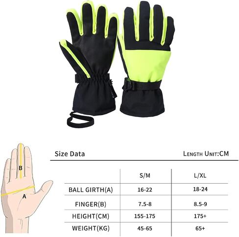 Men's and Women's Winter Gloves are Made of 3M Insulation Material, Windproof and Warm Gloves, Suitable for Skiing in Saudi Arabia