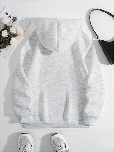 Milumia Women's Diamond Graphic 8 Ball Hoodies Loose Fit Oversized Pullover Sweatshirt in Saudi Arabia