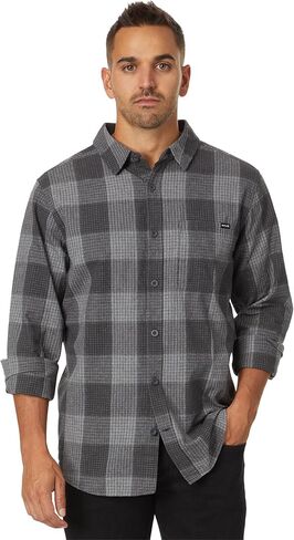 Hurley Men's Portland Organic Flannel Long Sleeves in Kuwait