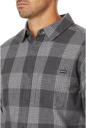Hurley Men's Portland Organic Flannel Long Sleeves in Kuwait