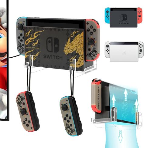 Desing Wish Magnetic Module Switch Game Case Compatible with Nintendo Switch Games Cards Switch Card Holder Case with 6 Card Slots in Saudi Arabia