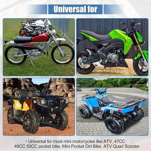 X AUTOHAUX 1 مجموعة سبائك الألومنيوم سحب الارتداد بداية مع مسامير ل 47CC 49CC 50CC جيب صغير الترابية دراجة Minimoto ATV رباعية سكوتر 98 مللي متر in Saudi Arabia