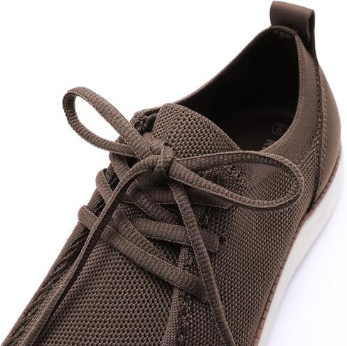 Rihero Mens Casual Shoes Wide Loafers Comfortable Walking Slip On Lightweight Breathable Lace Up Shoes in Kuwait