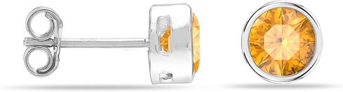 LeCalla 925 Sterling Silver Small Stud Earrings for Women | Created Birthstone Gemstone Hypoallergenic Studs Earring in Saudi Arabia