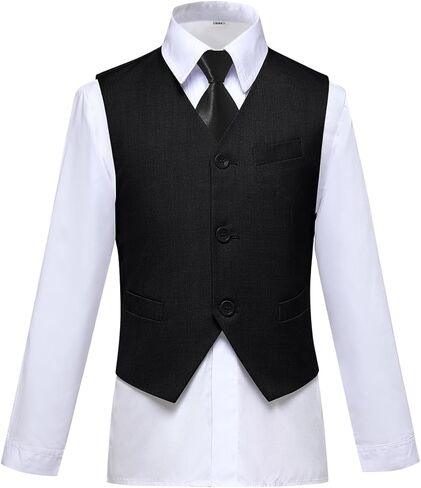 Visaccy Boys Suits Slim Fit Dress Clothes Ring Bearer Outfit in Kuwait