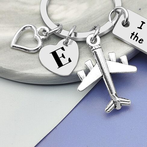 Vadaka Couple Anniversary Keychain for Boyfriend Girlfriend Letter A-Z Keychain Long Distance Relationship Gift Keychain in Saudi Arabia