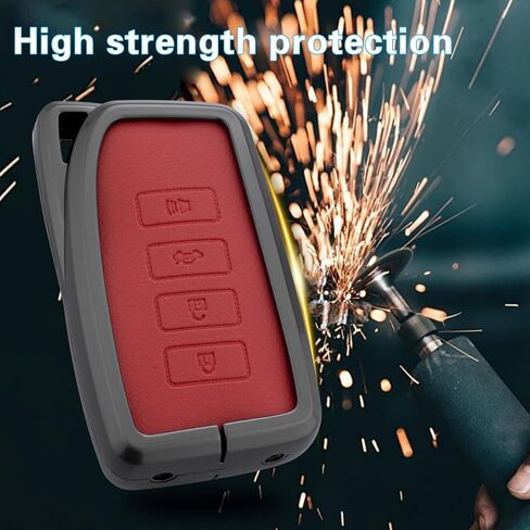 Key Fob Cover with Heavy-duty Keychain for Lexus IS ES GS LS UX NX RX RC LC GX LX 2013-2021 in Saudi Arabia
