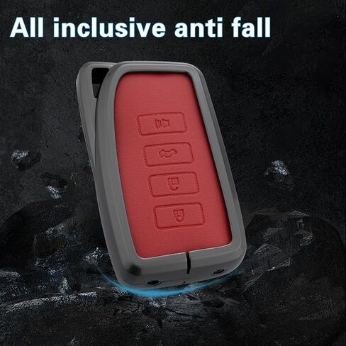 Key Fob Cover with Heavy-duty Keychain for Lexus IS ES GS LS UX NX RX RC LC GX LX 2013-2021 in Saudi Arabia