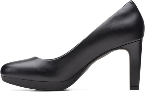 Clarks Women's Ambyr Joy Pump, Navy Leather, 7.5 Wide in Kuwait