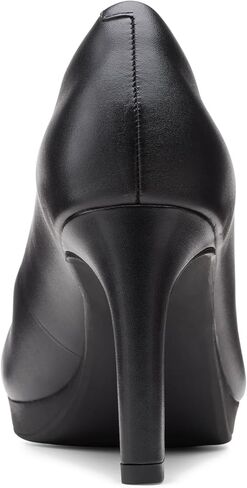 Clarks Women's Ambyr Joy Pump, Navy Leather, 7.5 Wide in Kuwait