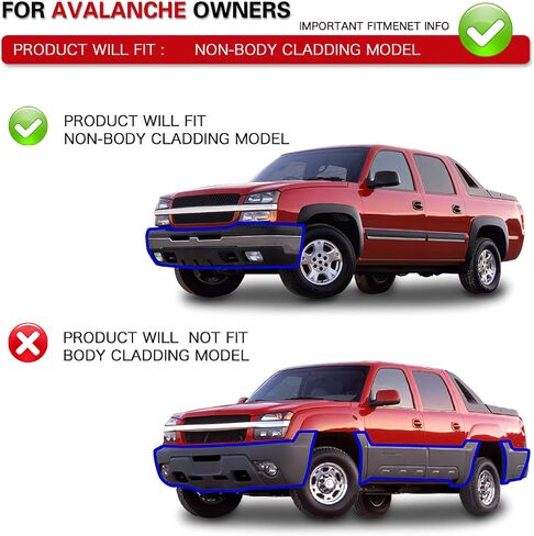 مجموعة المصابيح الأمامية DWVO متوافقة مع 2003-2006 Chevy Silverado Avalanche 1500 2500 3500 (عدسة سوداء شفافة) in Kuwait
