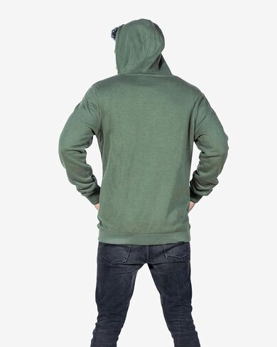 Men's Sherpa Bonded Fleece Hoodie - Warm & Comfortable Full-Zip Hoodie for Cold Weather in Saudi Arabia