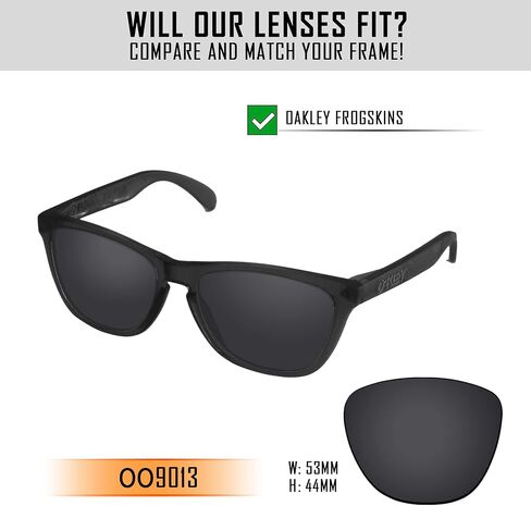Polarized Replacement Lenses for Oakley Frogskins OO9013/Frogskins AF OO9245 Sunglass in Kuwait