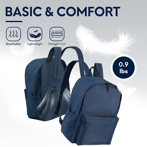 Haimont Lightweight Travel Backpack 20L, Carry on Backpack, Casual Laptop Daypack with Laptop Compartment for Hiking Outdoor Sports, Navy Blue in Saudi Arabia