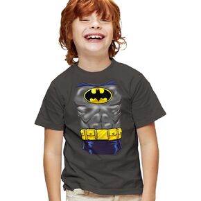 Batman Realistic Chest Costume Kids T Shirt for Youth Toddler Boys and Girls