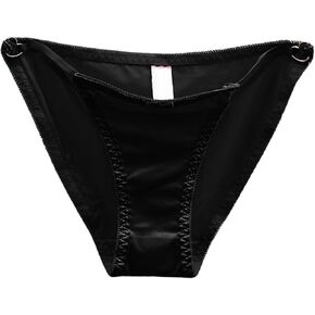 Womens Sexy Panties Seamless Satin Low Waist Bikini Briefs Hipster Lingerie G String Thong Cheeky Underwear