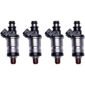 HuiGood06164-P2J-000 06164P2J000 Fuel Injectors Set of 4 Compatibile with Hond-a Acur-a Integra Accor-d Civi-c EX SI Vtec
