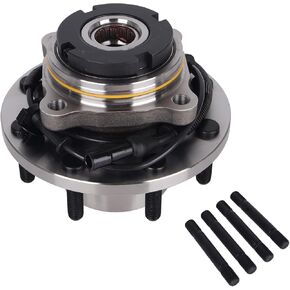 515057 Front Wheel Bearing Hub Assembly Fit for 1999-2004 Ford F-250 Super Duty/F-350 Super Duty/F-450 Super Duty/F-550 Super Duty Passenger&Drive Side (4x4 8 Lug w/ABS)