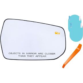 EAP Passenger Side Mirror Glass Compatible with Chevrolet Malibu 2016-2025, Heated with Blind Spot 84288095 GM1325213