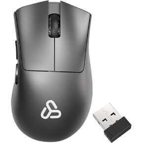 sdlogal 2.4G Wireless Mouse, 1200 DPI Mobile Optical Cordless Mouse with USB Receiver, 24-Month Battery Life, Ambidextrous PC/Mac/Laptop (Gunmetal)