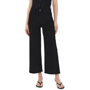DL1961 Women's Hepburn Wide Leg Jeans: High Rise Vintage