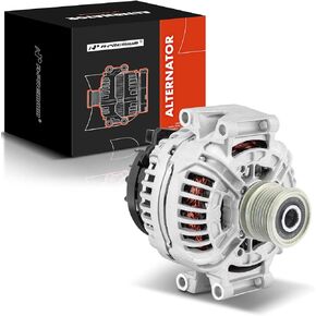 A-Premium Alternator Compatible with Mercedes-Benz C230 2003 2004 2005, L4 1.8L, 12V 120A 7-Groove Pulley Clockwise, Replace# 0124515088, A2711540902