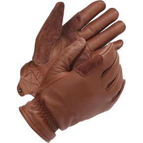 Cowhide Winter Gloves for Driver, Windproof Full Leather Safety Work Gloves for Driving, Bicycling, Motorcycling