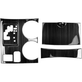 Central Control Gear Shift Panel Trim Cover for Toyota Highlander 2008 2009 2010 2011 2012 2013 (Black)