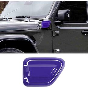 CheroCar for Jeep 4xe Electric Charging Ports Trim Cover Antidust Antiscrach Protector Cover for Jeep Wrangler 4xe 2021-2022 (White)