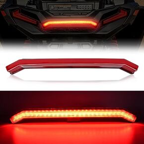 Nilight Turn Signal Fang Lights Rear Center Tail Light Kit Assembly Compatible with Polaris RZR XP 1000 Turbo Accessories 2019 2020 2021 2022 2023