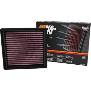 K&N Engine Air Filter: High Performance, Premium, Washable, Replacement Filter: Compatible with 2018-2023 Lexus LC500/LS500 Hyundai Elantra N, 33-5133