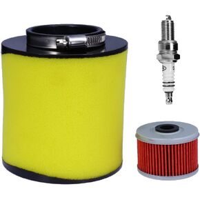 17254-HN5-670 Air Filter, Oil Filter & Spark Plug for Honda Rancher 350 TRX350TE / TRX350TM / TRX350FE / TRX350FM Foreman 400 450 TRX400FW TRX450S/ TRX450ES TRX450FE / TRX450FM