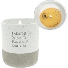 Pavilion Gift Company - I Always Wished for A Daughter-in-Law Like You - 10-Ounce Surprise Hidden Message Natural Soy Wax Candle Jasmine Scented, 1 Count (Pack of 1), 3.5" x 4"