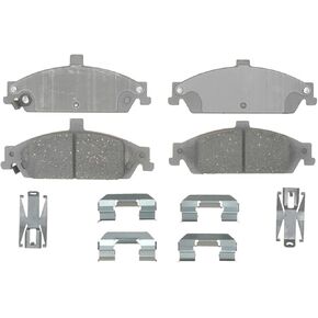 ACDelco Advantage 14D727CH Ceramic Front Disc Brake Pad Set with Hardware