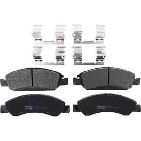 TRW Pro TRM1363 Disc Brake Pad Set For Chevrolet Silverado 1500 2005-2011, Front, And Other Applications