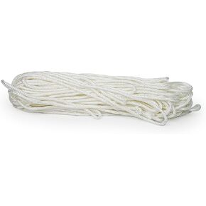 Aoneky White Nylon Lacing Cord (1/8in 32ft)
