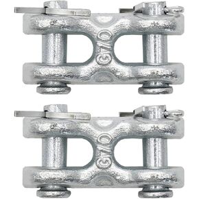 2Pcs Chain Repair Link 1/4"-5/16" Twin Clevis Trailer 3900 WLL