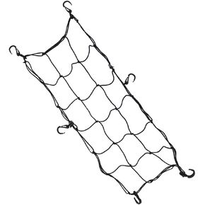 BoxerTool Heavy Duty 15" x 30" Cargo Net – 6 Adjustable Hooks – Truck Bed Cargo Net - Truck Bed Accessories, ATV, UTV, Motorcycles, Bungee Cargo Net Tie Down
