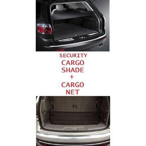 Cargo Security Flip Shade + Cargo Net for GMC Acadia 2007-2025 - Ebony New