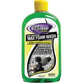 Wizards Select - Super Concentrate Max Snow Foam Car Wash Soap - Ultra Cling Suds Car Wash Shampoo With Thick Foam - Foam Cannon Soap For Car Washing and Detailing - 16 oz