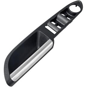 Left Driver Side Textured Black Window Switch Bezel with Silver Pull Handle Molding Compatible with Ford Escape C-max 2013-2018