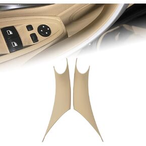 Door Handle Cover Compatible with BMW X5 Series E70/E70 LCI 2008-2013, X6 Series E71/E72 2008-2014, Handle Panel Protective Cover (3PCS)(Black)
